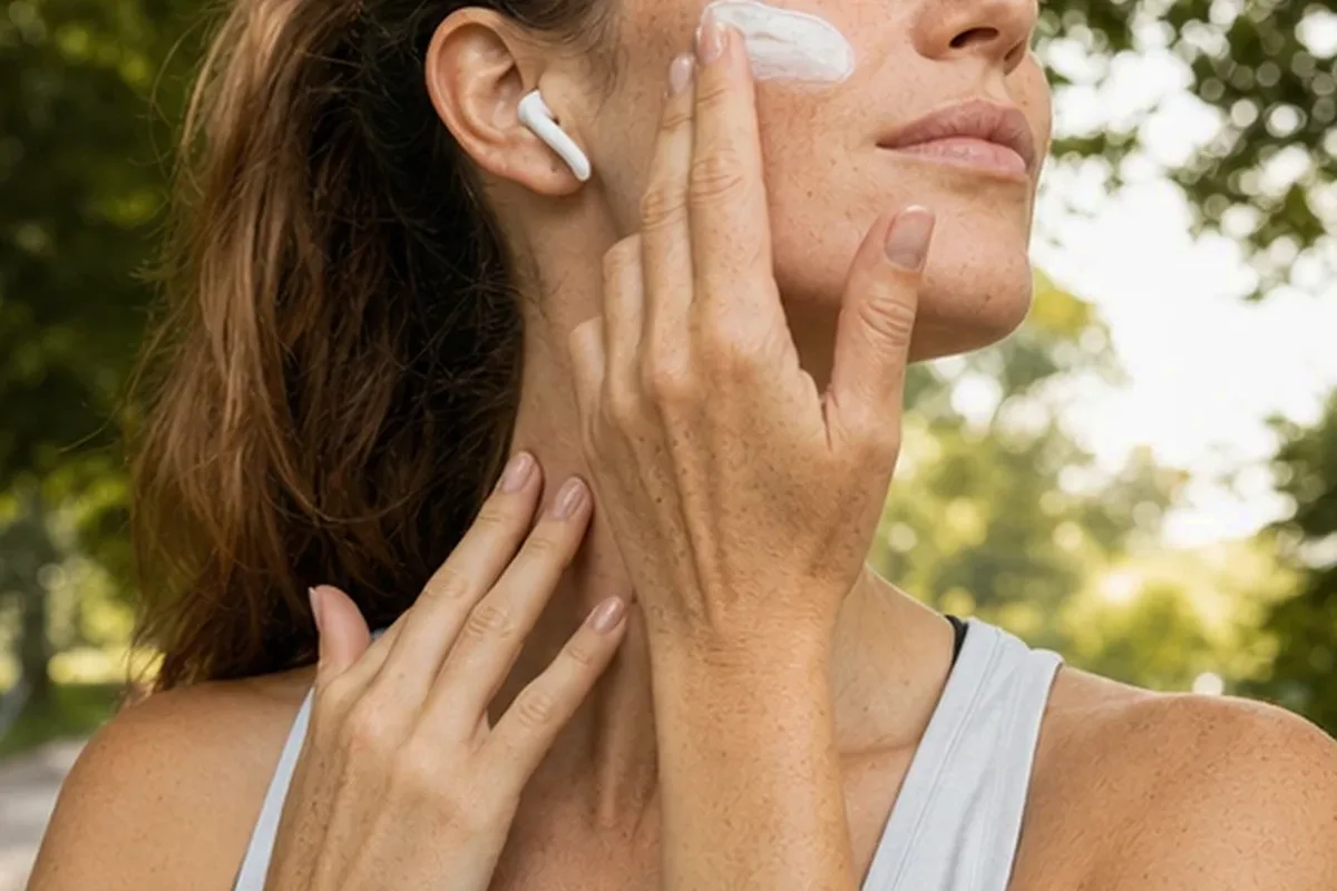 Redaktioneller Beauty-Moment zur Ausgangslage bei Retinol-Serum bei Pigmentflecken
