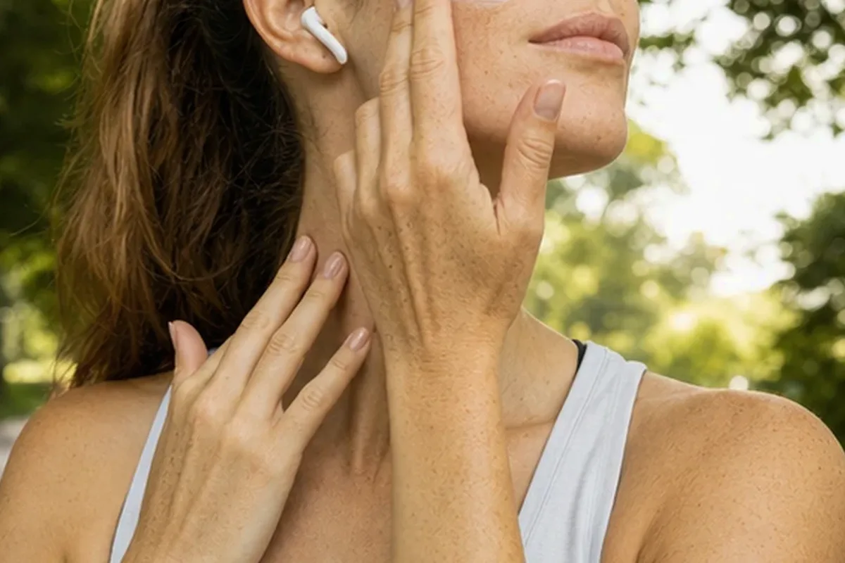 Redaktioneller Beauty-Moment zur Ausgangslage bei Männer-Sonnenschutz bei wenig Zeit