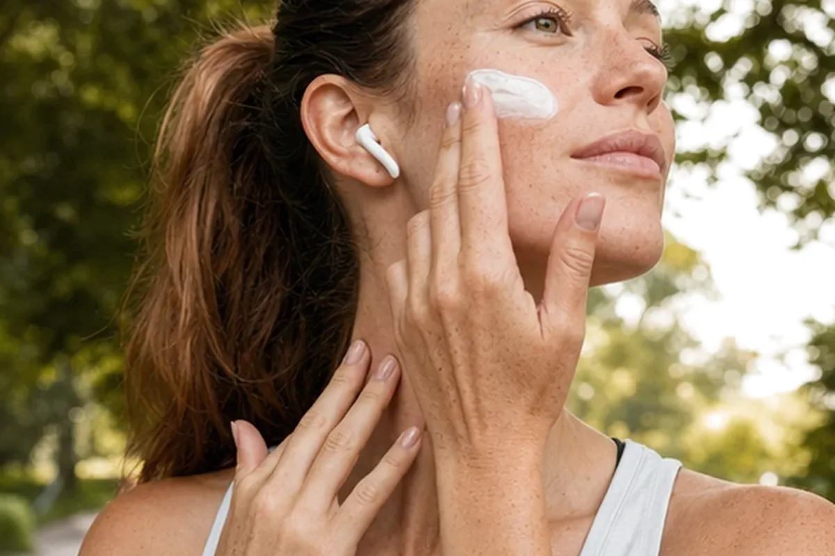Authentischer Wohlfühlmoment passend zum Beauty-Thema Männer-Deodorant für fettige Haut