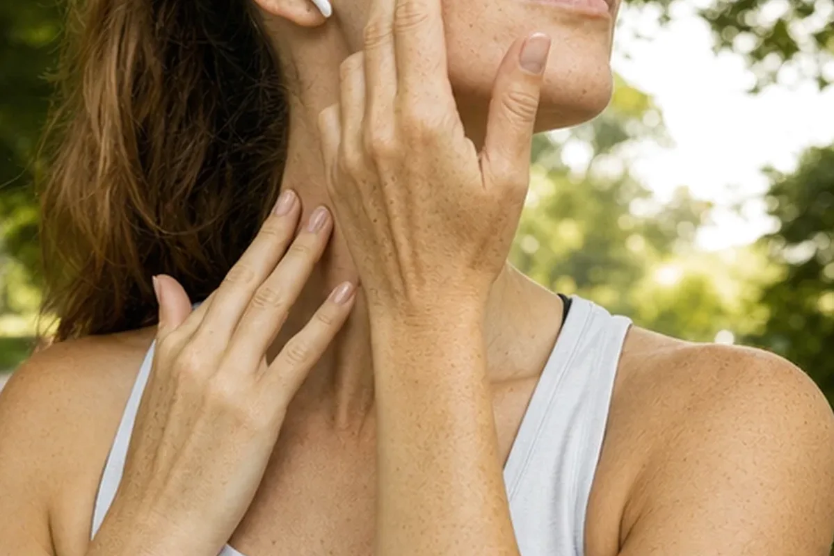 Redaktioneller Beauty-Moment zur Ausgangslage bei Männer-Sonnenschutz bei Rasurbrand