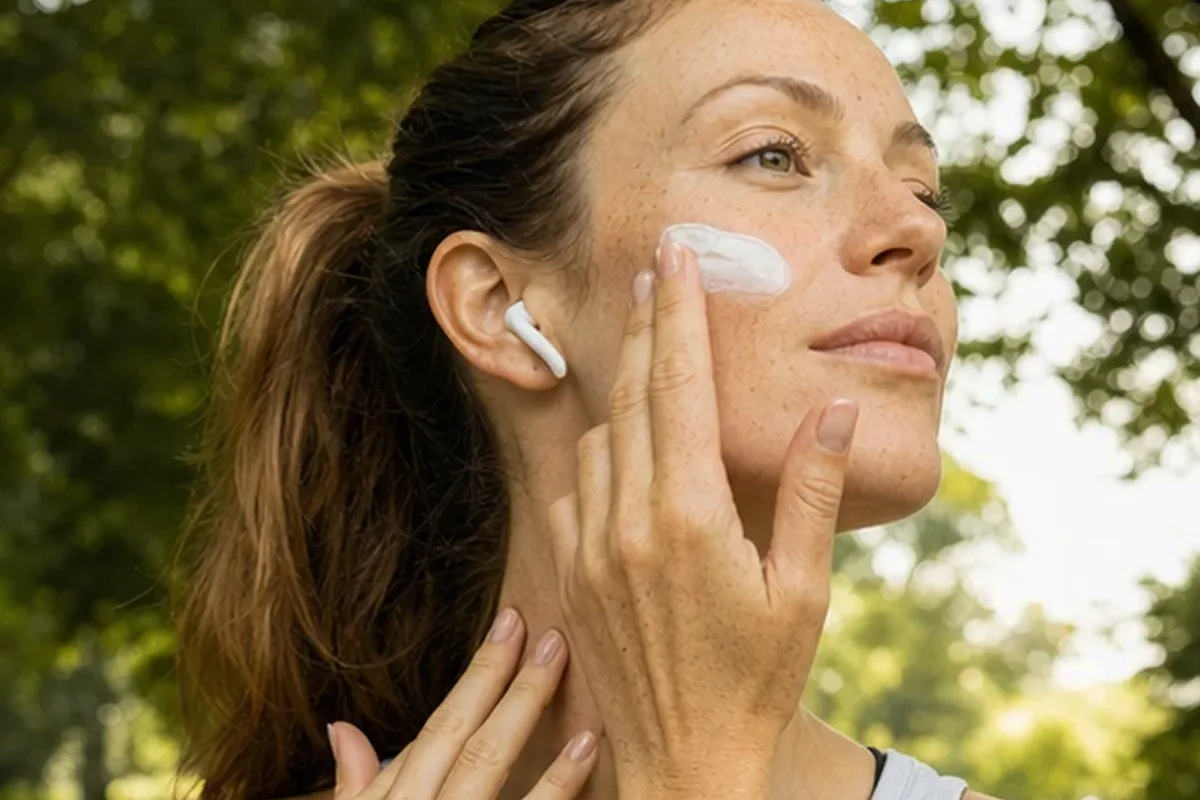 Hochwertige Beauty-Inszenierung zu Auswahlkriterien für Feuchtigkeitsserum für Mischhaut