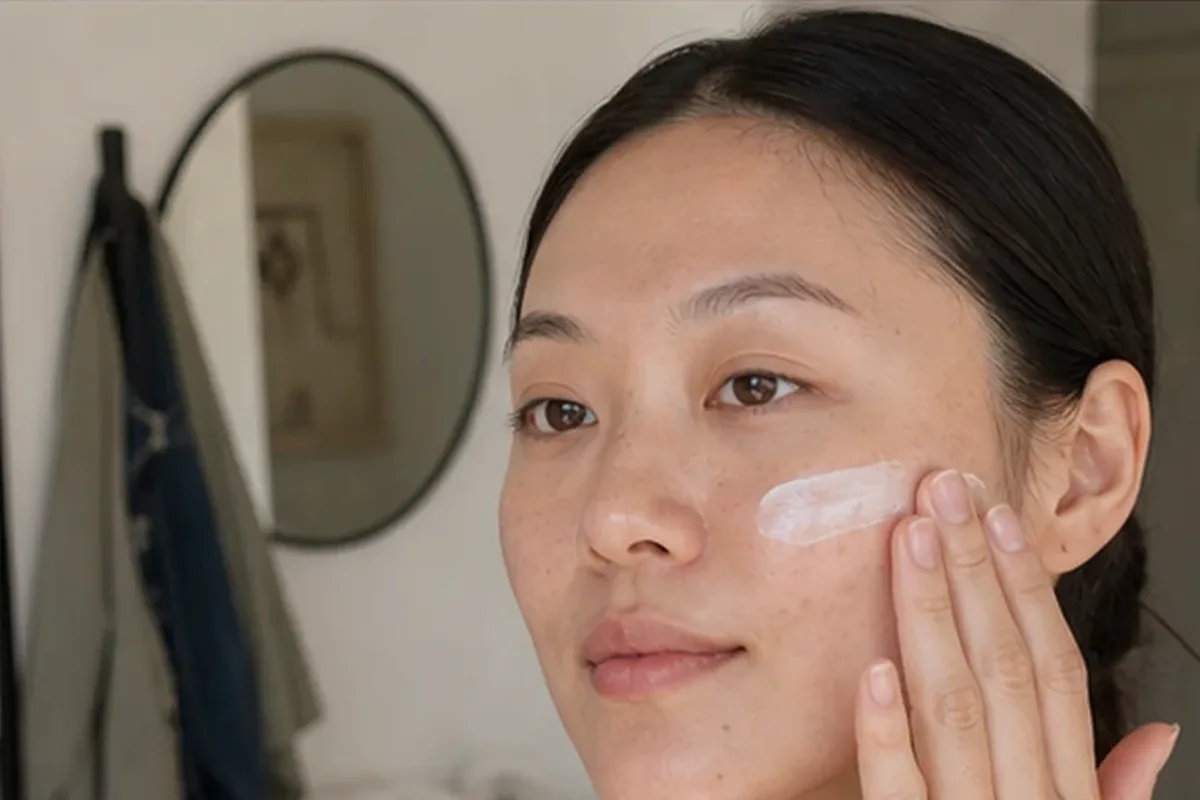 Authentische Beauty-Routine passend zum Thema Gesichtscreme bei Rötungen