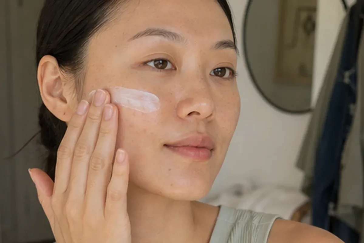 Authentischer Wohlfühlmoment passend zum Beauty-Thema Massagegerät mit Premium-Anspruch