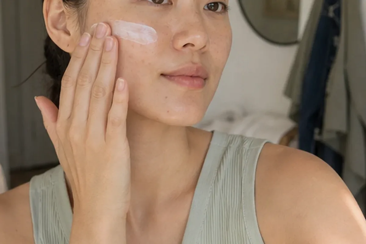 Redaktionelle Detailaufnahme zur Orientierung bei Anti-Aging-Routine bei Rötungen