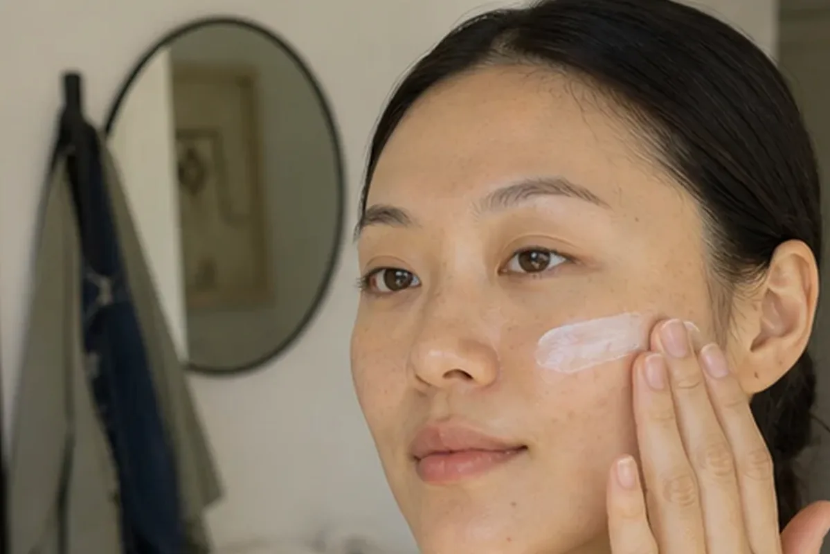 Authentische Beauty-Routine passend zum Thema Hyaluron-Serum für Mischhaut
