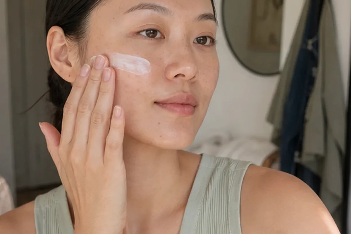 Authentischer Wohlfühlmoment passend zum Beauty-Thema Gesichtssauna bei kleinem Budget