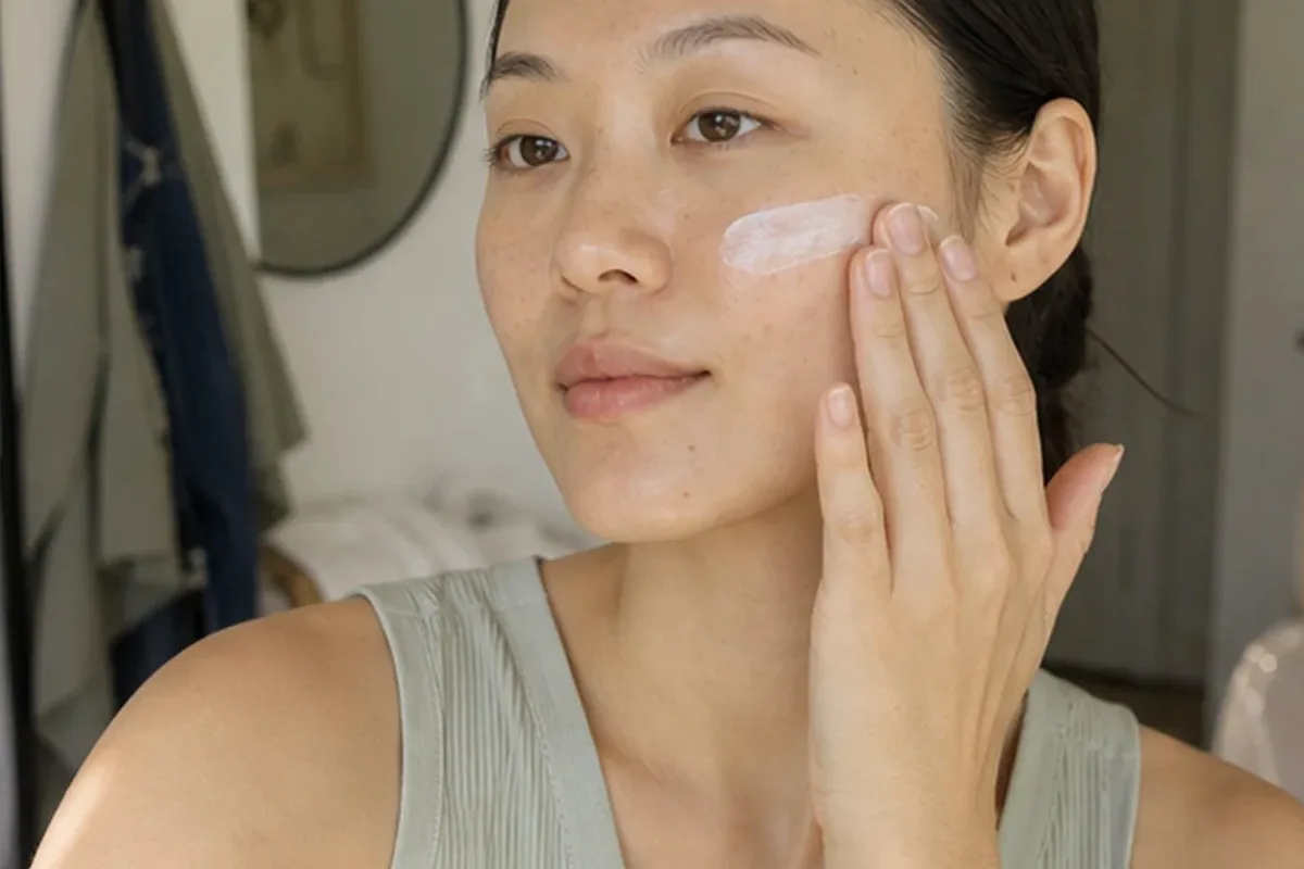 Authentischer Wohlfühlmoment passend zum Beauty-Thema Kosmetikspiegel mit Premium-Anspruch