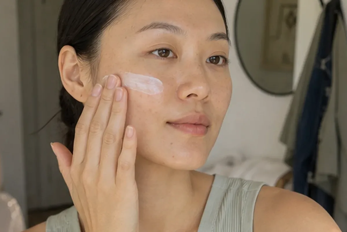 Authentischer Wohlfühlmoment passend zum Beauty-Thema Glätteisen für feines Haar