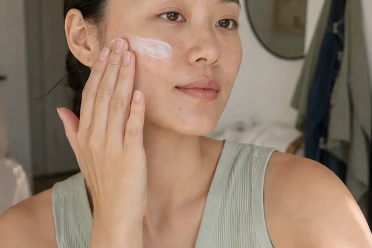 Authentische Beauty-Routine passend zum Thema Gesichtswasser bei ersten Fältchen