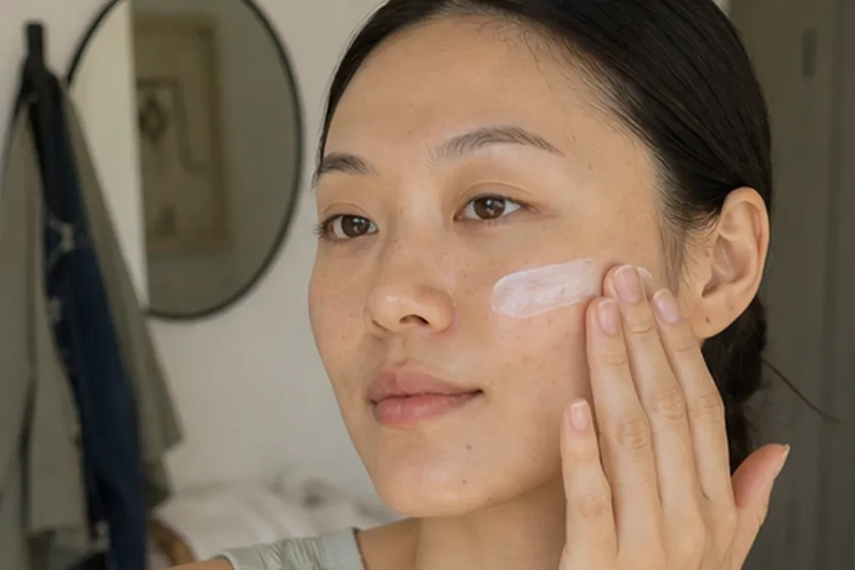 Authentische Beauty-Routine passend zum Thema Hyaluron-Serum für unreine Haut