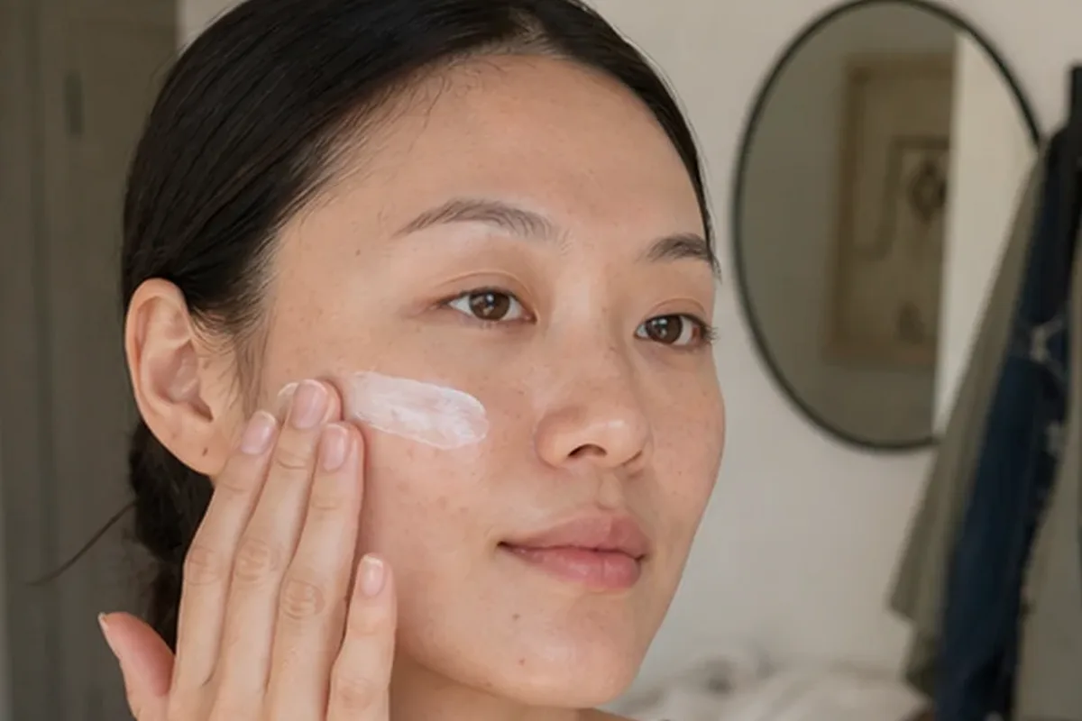 Authentische Beauty-Routine passend zum Thema Hautbarriere-Pflege bei Rötungen