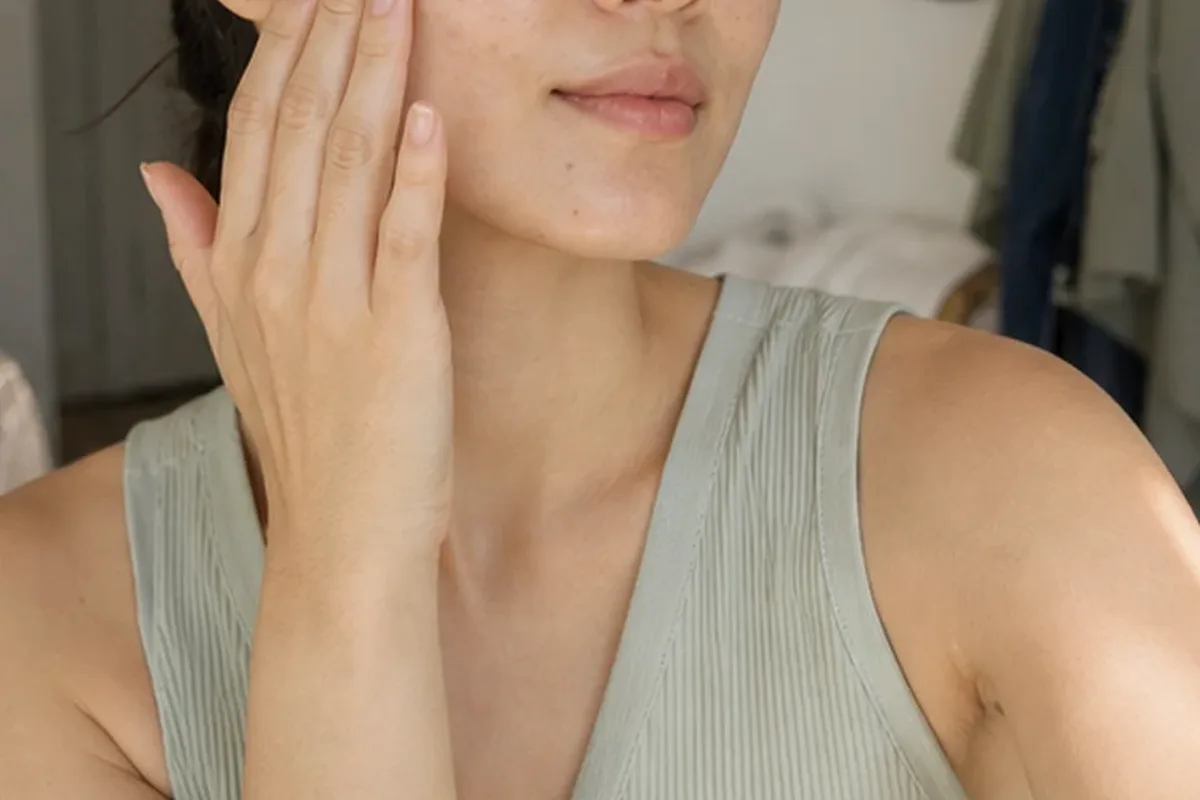 Redaktioneller Beauty-Moment zur Ausgangslage bei Hyaluron-Serum bei Rötungen