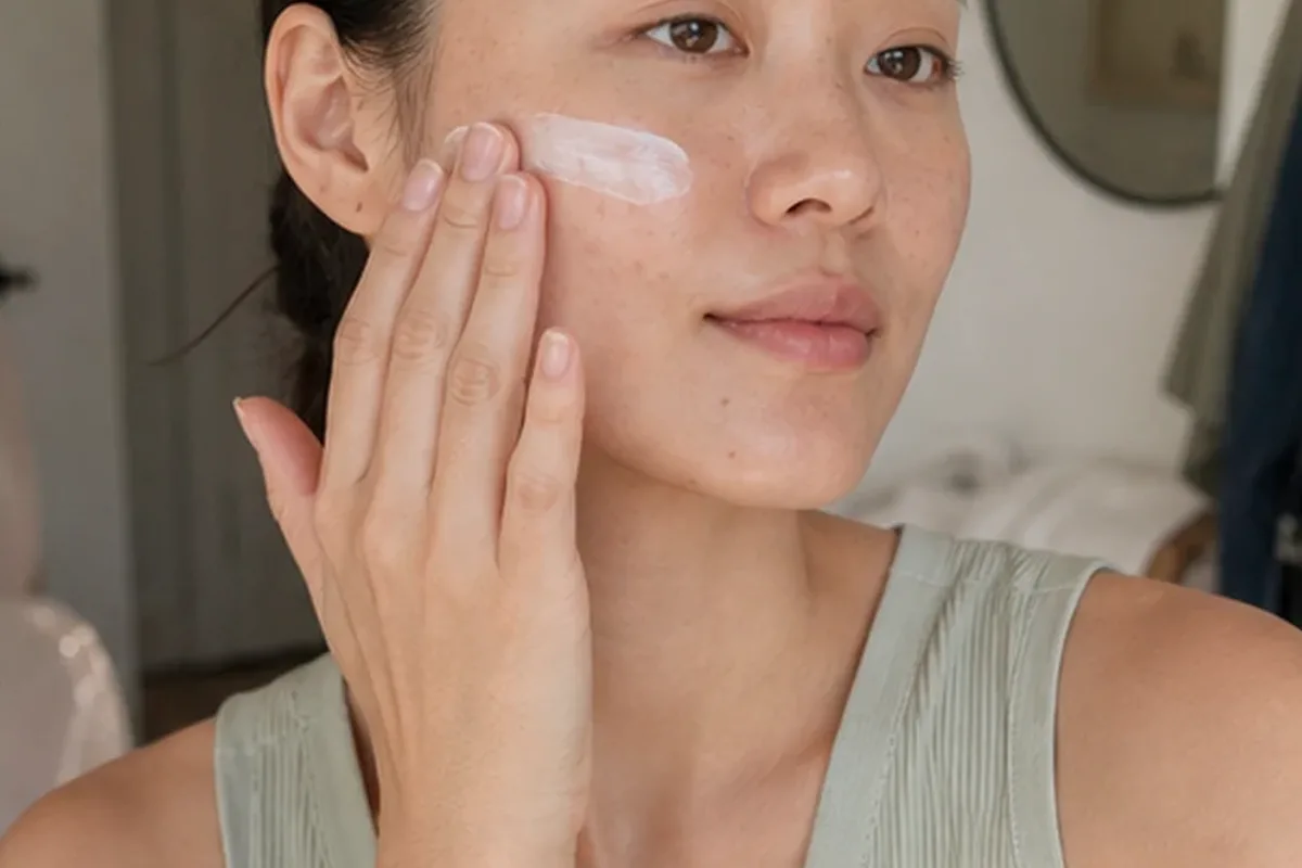 Redaktioneller Beauty-Moment zur Ausgangslage bei Gesichtsmaske für unreine Haut