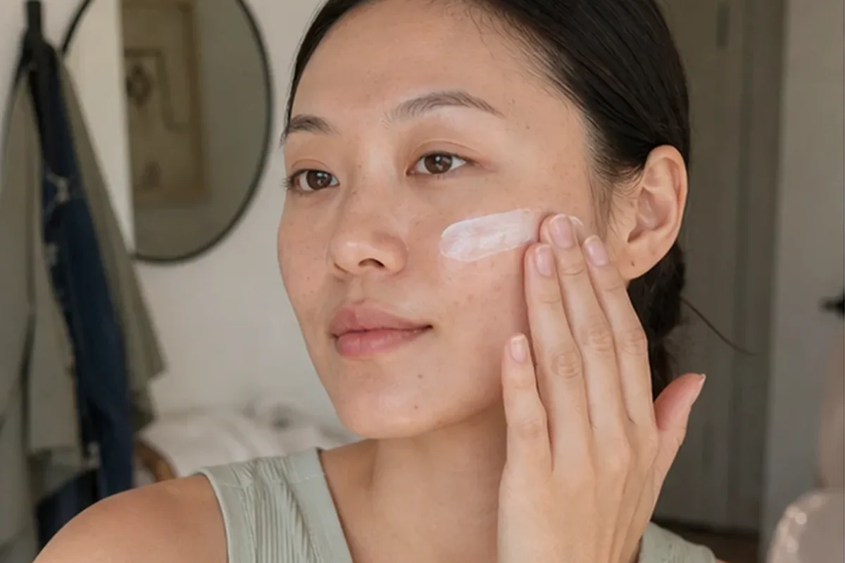 Redaktioneller Beauty-Moment zur Ausgangslage bei Augenpflege für fettige Haut