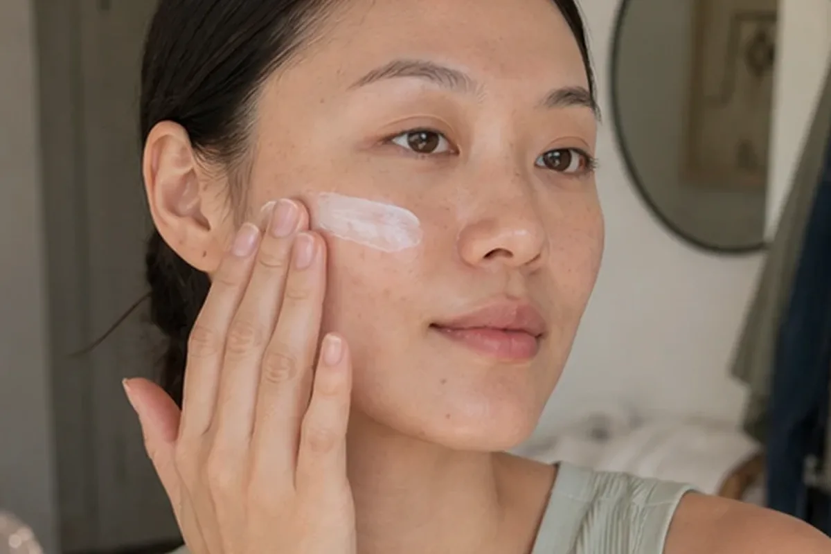 Authentischer Wohlfühlmoment passend zum Beauty-Thema Porenreiniger bei kleinem Budget