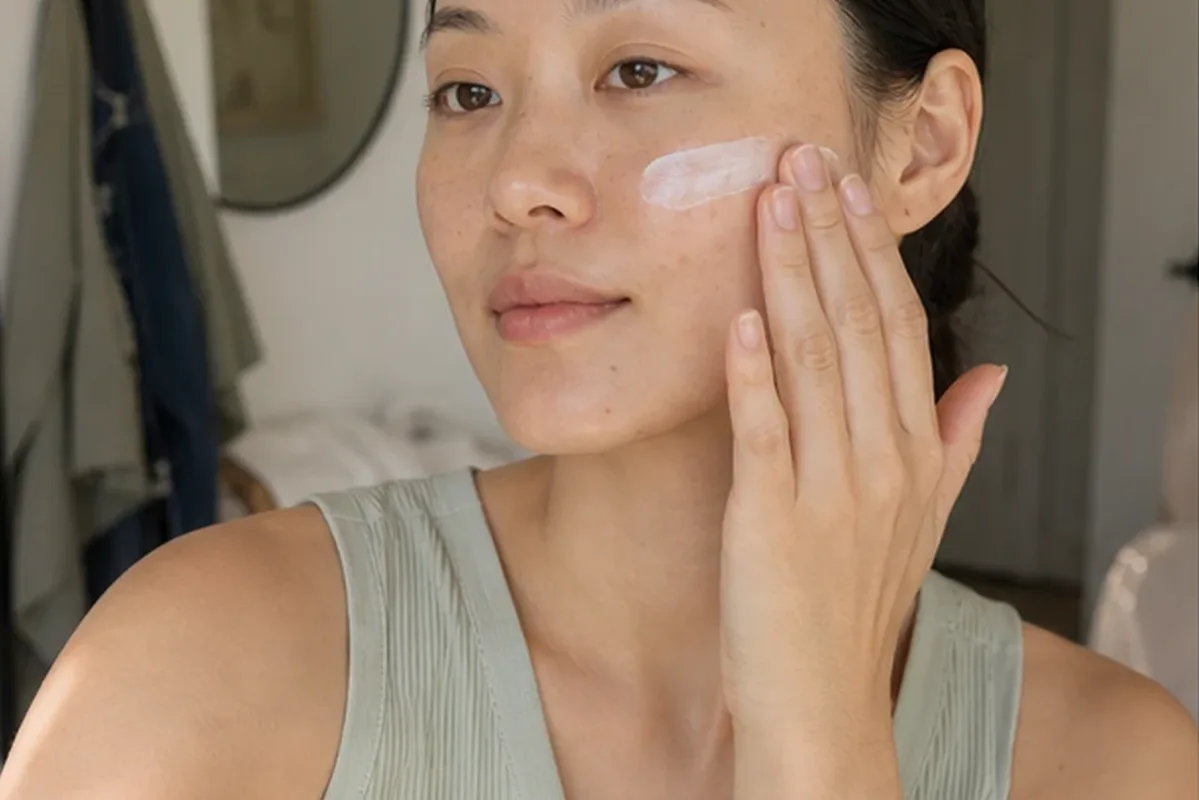 Authentische Beauty-Routine passend zum Thema Retinol-Serum bei Rötungen