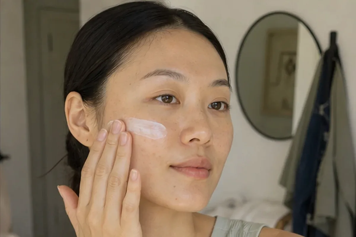 Authentische Beauty-Routine passend zum Thema Retinol-Serum für empfindliche Haut
