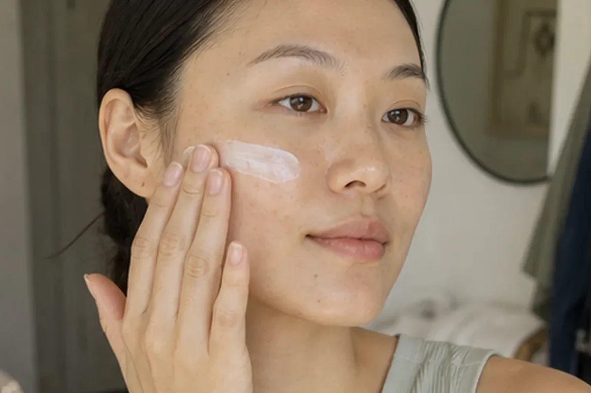 Hochwertige Beauty-Inszenierung zu Auswahlkriterien für Vitamin-C-Serum für Mischhaut