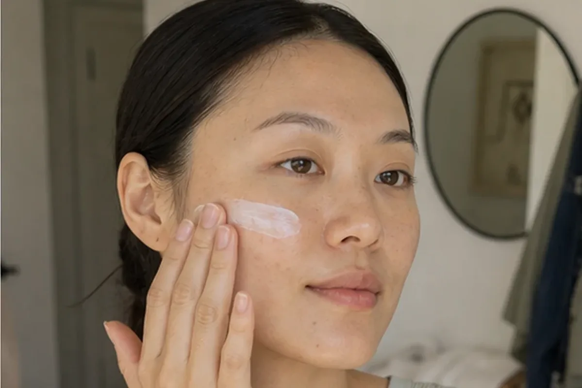 Redaktioneller Beauty-Moment zur Ausgangslage bei Augenpflege für unreine Haut