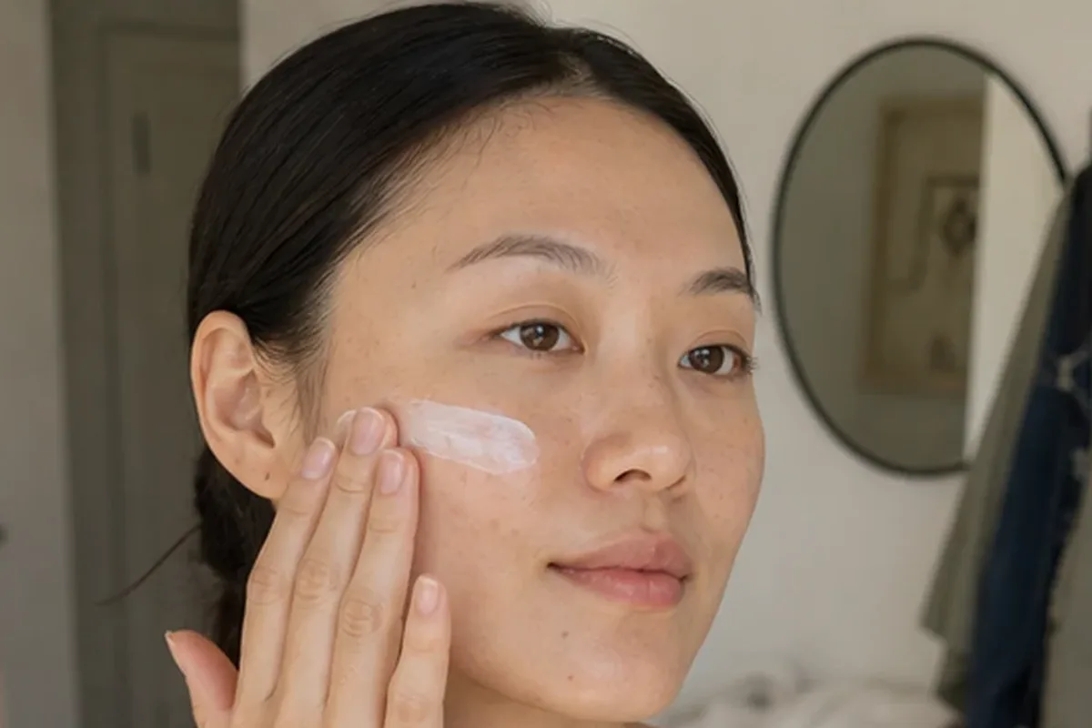 Redaktioneller Beauty-Moment zur Ausgangslage bei Chemisches Peeling für Mischhaut