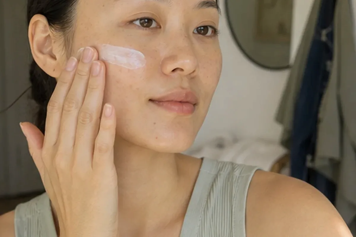 Redaktionelle Detailaufnahme zur Orientierung bei Retinol-Serum für trockene Haut