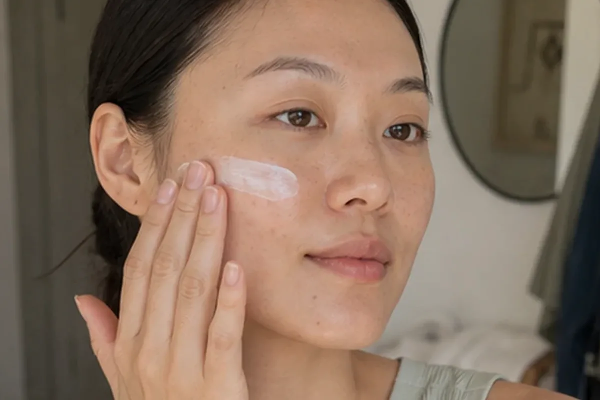 Authentische Beauty-Routine passend zum Thema Gesichtsreinigung für trockene Haut