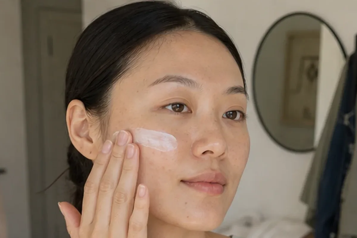 Redaktioneller Beauty-Moment zur Ausgangslage bei Augenpflege für trockene Haut