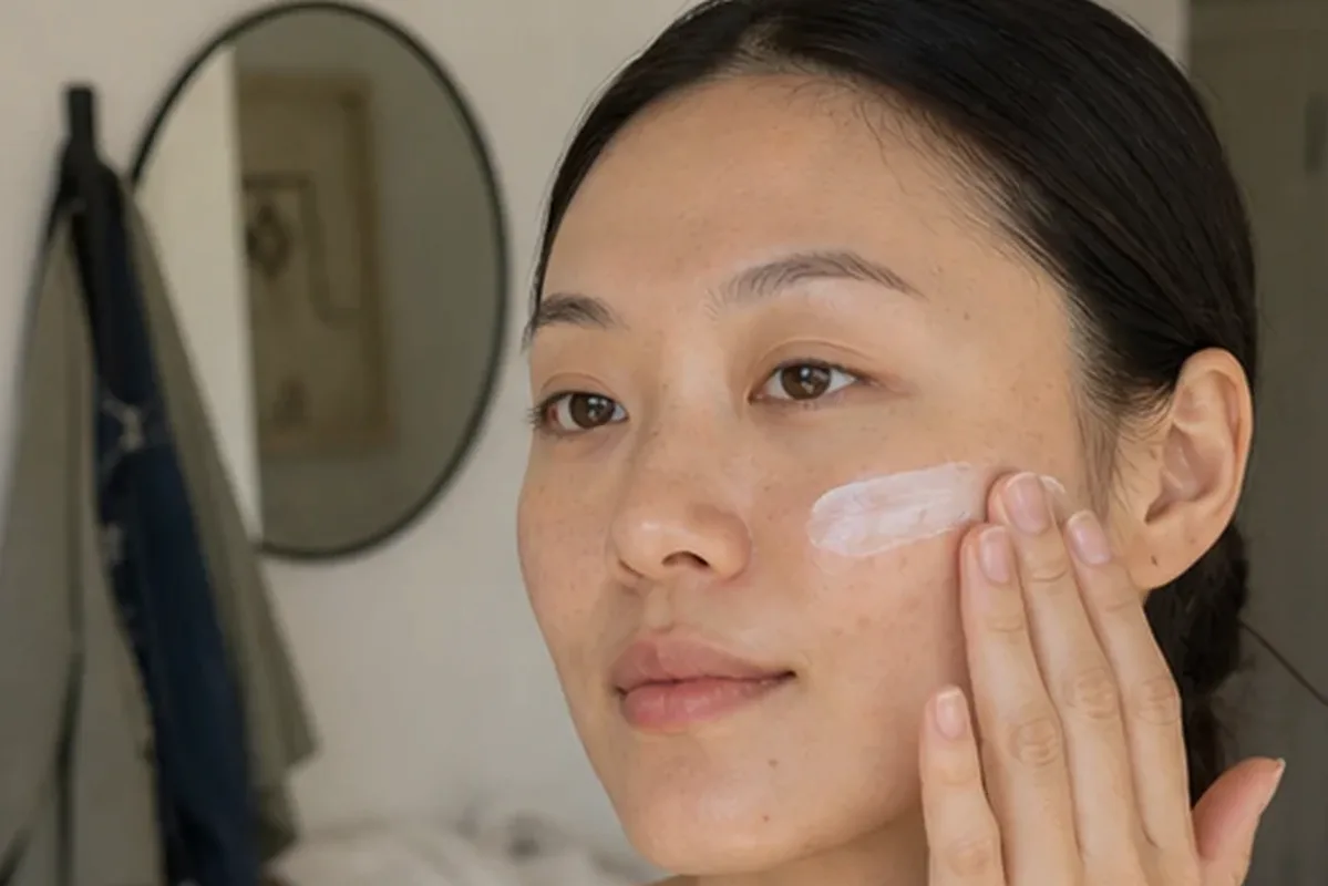 Authentischer Wohlfühlmoment passend zum Beauty-Thema Munddusche bei wenig Zeit
